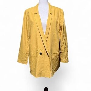 ASOS gold yellow Blazer